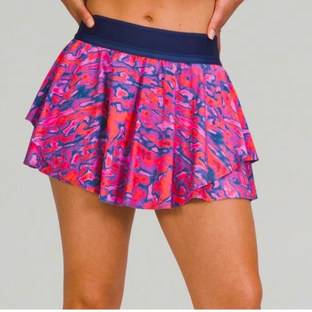 Lululemon Court Rival Chroma Skirt Skort Size 6 Regular